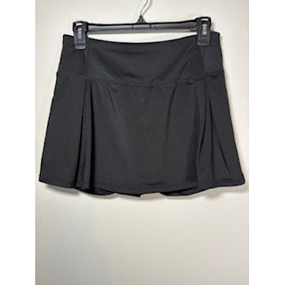 HEAD Tennis Skirt Medium Black Pleated Athletic Skort Activewear Tenniscore